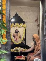 Pujana at HH Shrimat Parijnanashram Paduka Sannidhi, at SAT-Vittla